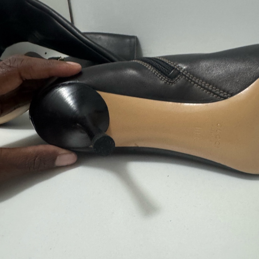 Gucci Black Leather Women's Boots - Picture 5 of 9